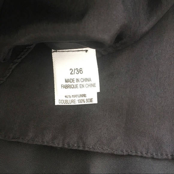 Vera Wang Lavender Label Size 2 Strapless Dress Silk Blend Black Formal Mini - Picture 9 of 10